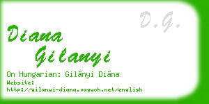 diana gilanyi business card