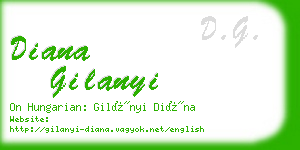 diana gilanyi business card